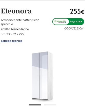 Armadio nuovo