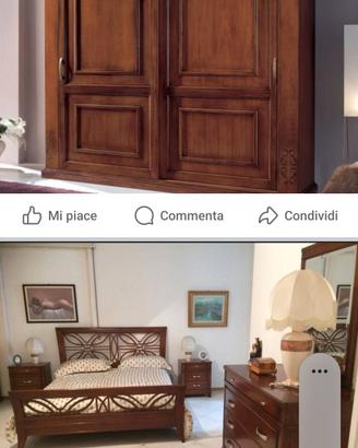 camera letto stile arte povera