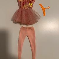 Completo da ballerina Barbie vintage anni '80