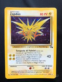 Carta pokemon Zapdos holo fossil
