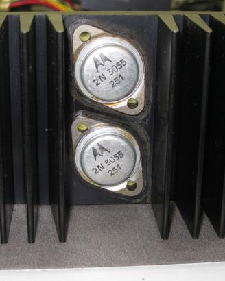 Coppia Transistor 2N3055 ORIGINALI MOTOROLA usati