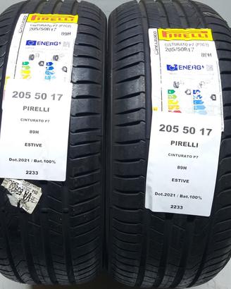 2 GOMME 205 50 17 PIRELLI A2233