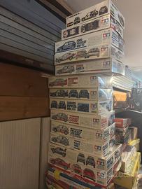 Lotto 11 modellini Tamiya 1/24 scatola da montare