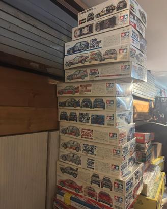 Lotto 11 modellini Tamiya 1/24 scatola da montare