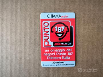 10 Schede  CHIAMA GRATIS 187 Telecom - Vintage