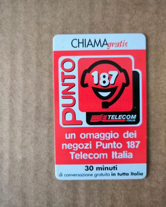 10 Schede  CHIAMA GRATIS 187 Telecom - Vintage