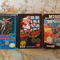 3 giochi Nintendo nes