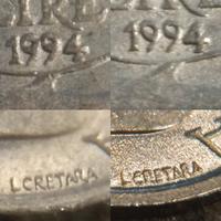 Lotto 100 Monete o 50 coppie da 100 lire 1994,1995