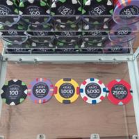 Chips poker professionali in ceramica + valigetta