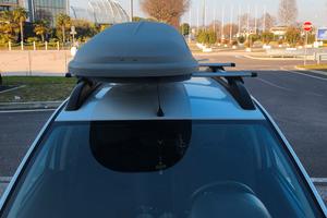 Box/baule aerodinamico da tetto e barre  