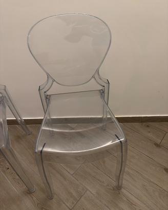 Sedie plexiglass