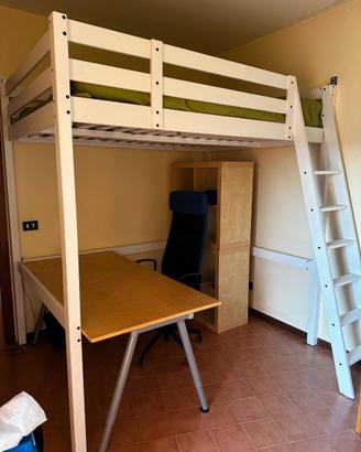 Letto a soppalco IKEA STORÅ bianco – ottime condiz