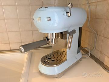 Macchina caffè smeg azzurro