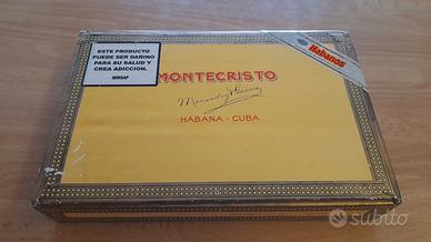Scatola sigari Montecristo no.4 vuota originale 