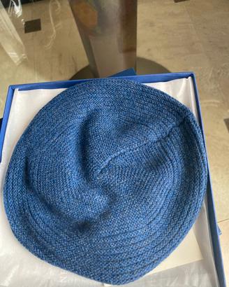 Cappello "basco" blu Marinella