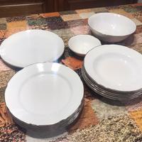 Servizio piatti vintage ceramica Fontebasso Trevis
