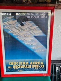 LOCANDINA RIPRODUZIONE 1933 VINTAGE MOSTRA 1984