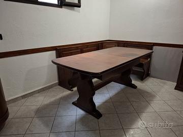 Tavolo legno massello allungabile 