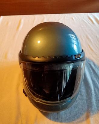Casco moto vintage BMW colore antracite 