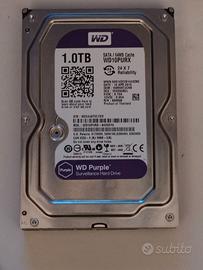 Western Digital WD Purple 1TB HDD 3.5"  SATA