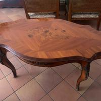 tavolino basso in legno