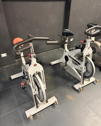 Schwinn spinning bike e cyclette technogym