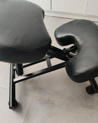 Sedia ortopedica sgabello svedese metallo
