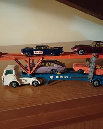 Bisarca con 4 modellini Husky 1/55 anni 60
