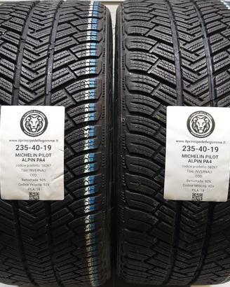 2 GOMME 235 40 19 MICHELIN A58267