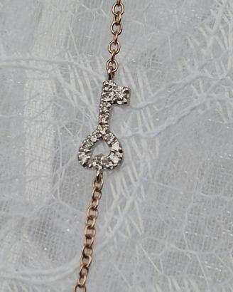 Bracciale oro e diamanti 