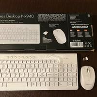 Tastiera + Mouse Mediacom Wireless Combo NX940
