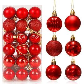 Paliine di Natale rosse