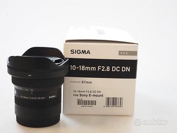 SIGMA 10-18 F 2.8 DC DN X SONY