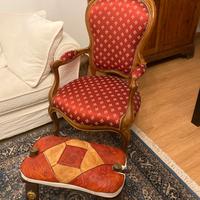 poltrona con paggiapiede