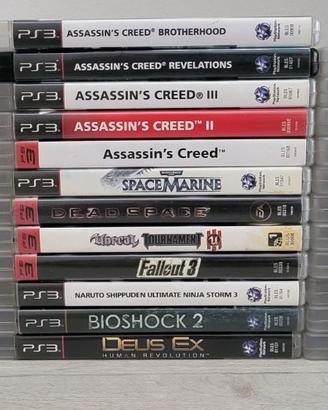 Lotto giochi PS3