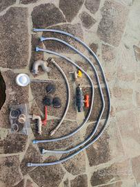 Rubinetti, tubi doccia, guarnizioni, ecc