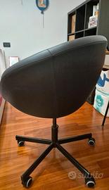 Sedia da ufficio il pelle Ikea
