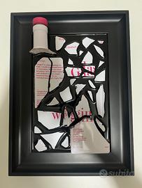 Quadri Unici in resina e bottiglie di vetro