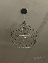 Lampadario byron metallo