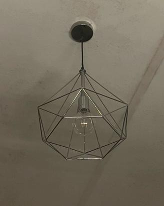 Lampadario byron metallo