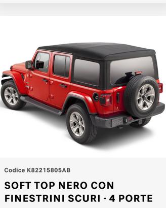 Soft top Jeep Wrangler Rubicon