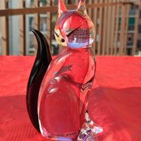 Gatto in vetro sommerso  Murano