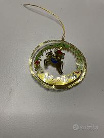 Decorazione di natale vintage in ottone