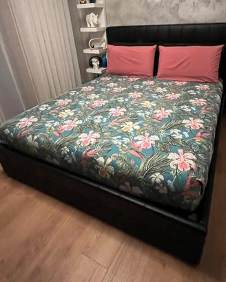 Letto similpelle contenitore