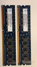 RAM DDR3 UDIMM 2X2GB 10600