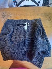 Sciarpa/foulard Max & Co. maglia di lana grigio