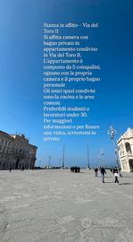 Stanza con bagno privato