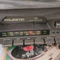 Quattro Car Stereo Autoradio a cassette Vintage