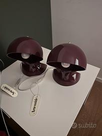 2 Lampade Artemide Dalù Ruby Red Collection
