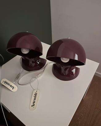 2 Lampade Artemide Dalù Ruby Red Collection
